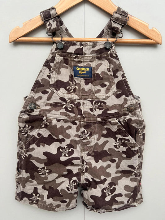 Oshkosh Camouflage Shortall Dungarees 12M