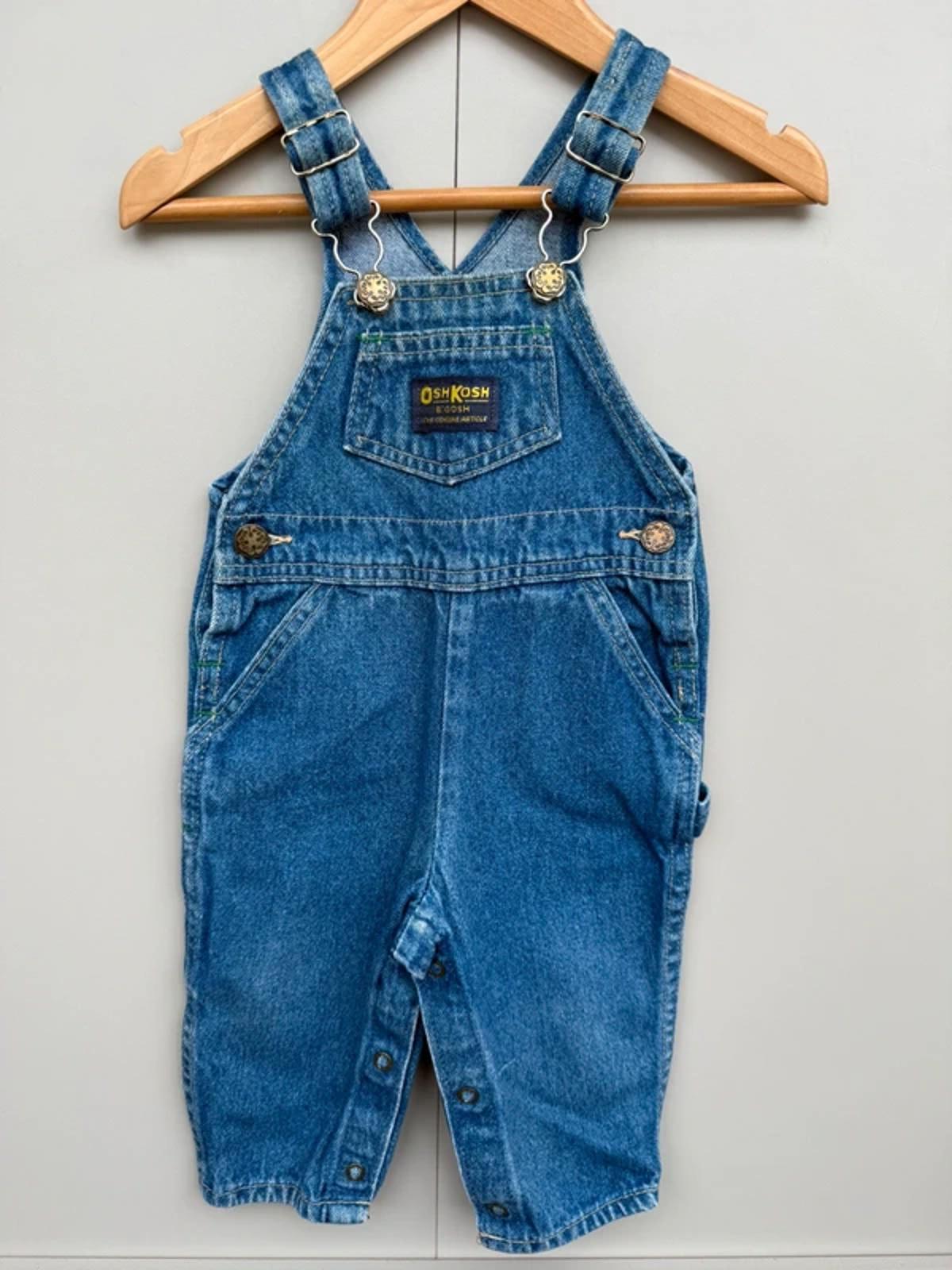 Oshkosh Vintage Denim Dungarees 12M