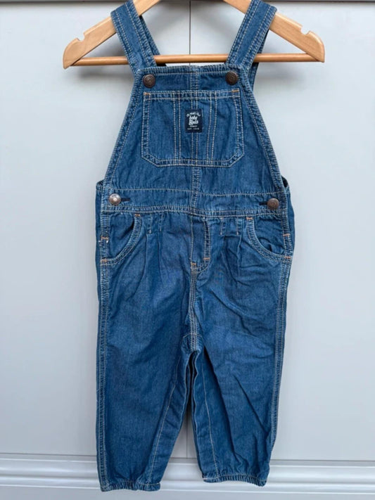 Oshkosh Unisex Denim Soft Dungarees 24M