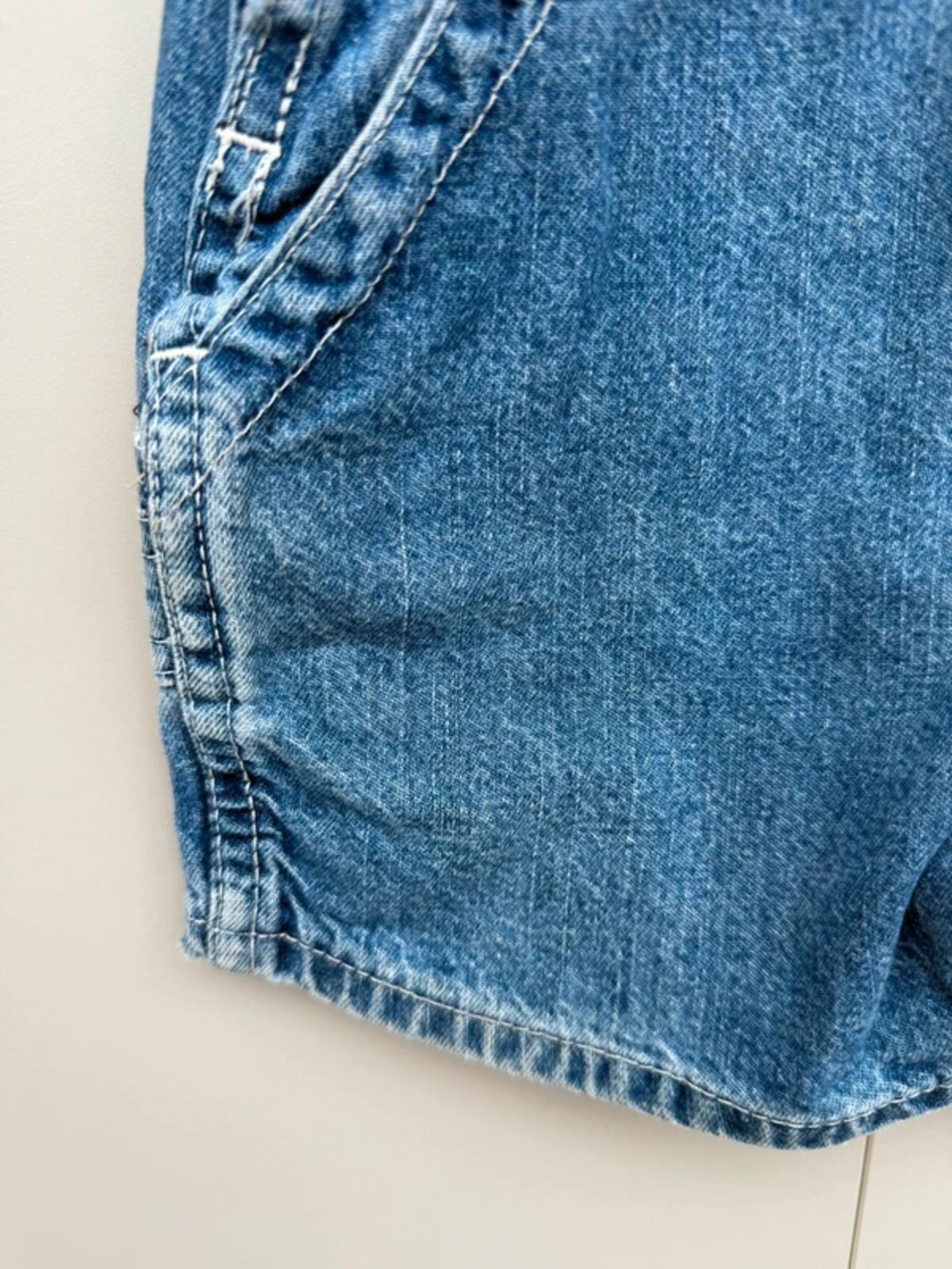 Oshkosh Vintage 90s Denim Shortalls 12M