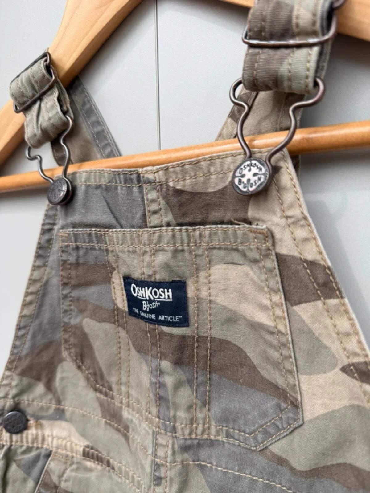 Oshkosh Shortall Camouflage Dungarees 12M