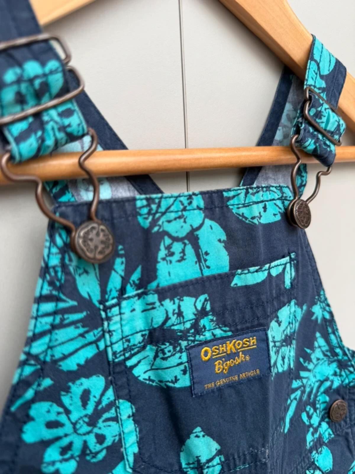 Oshkosh Hawaii Shortall Dungarees 12M
