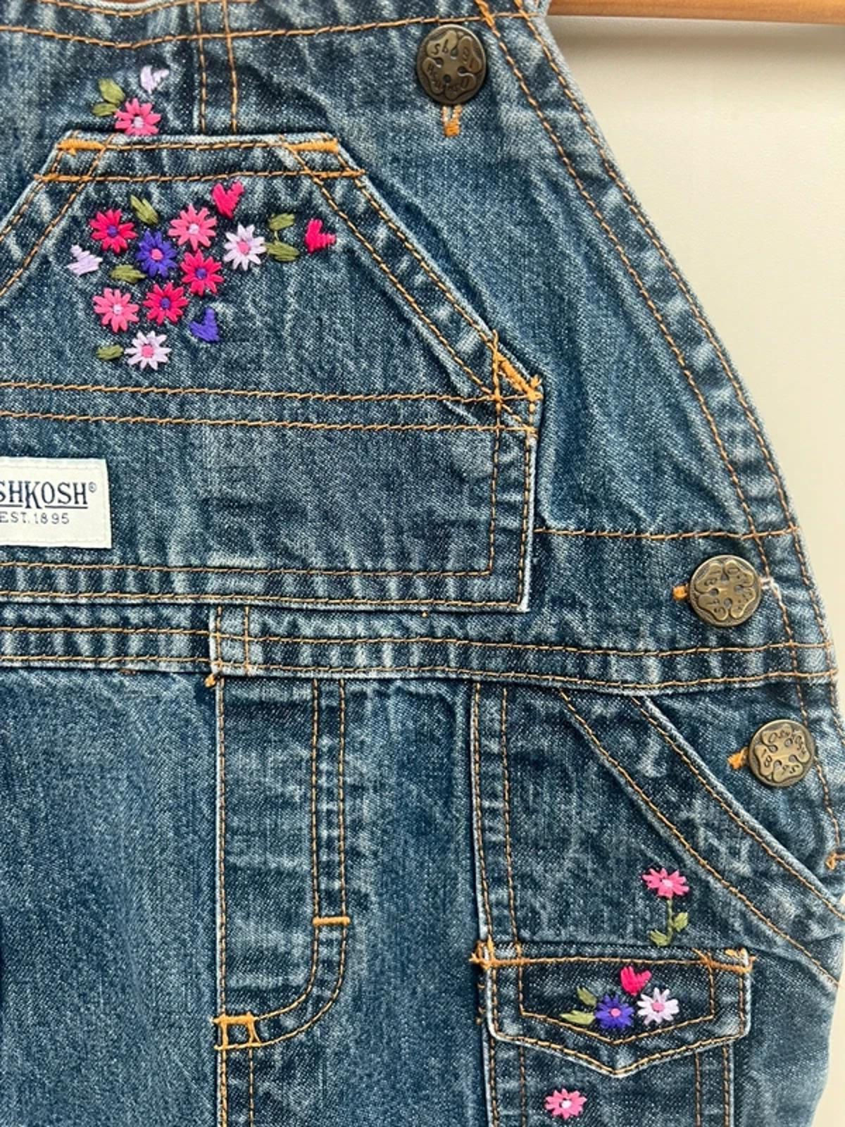 Oshkosh Vintage Denim Dungarees 6/9M