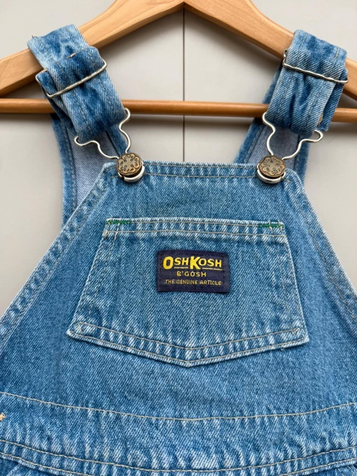 Oshkosh Vintage Denim Shortalls 24M
