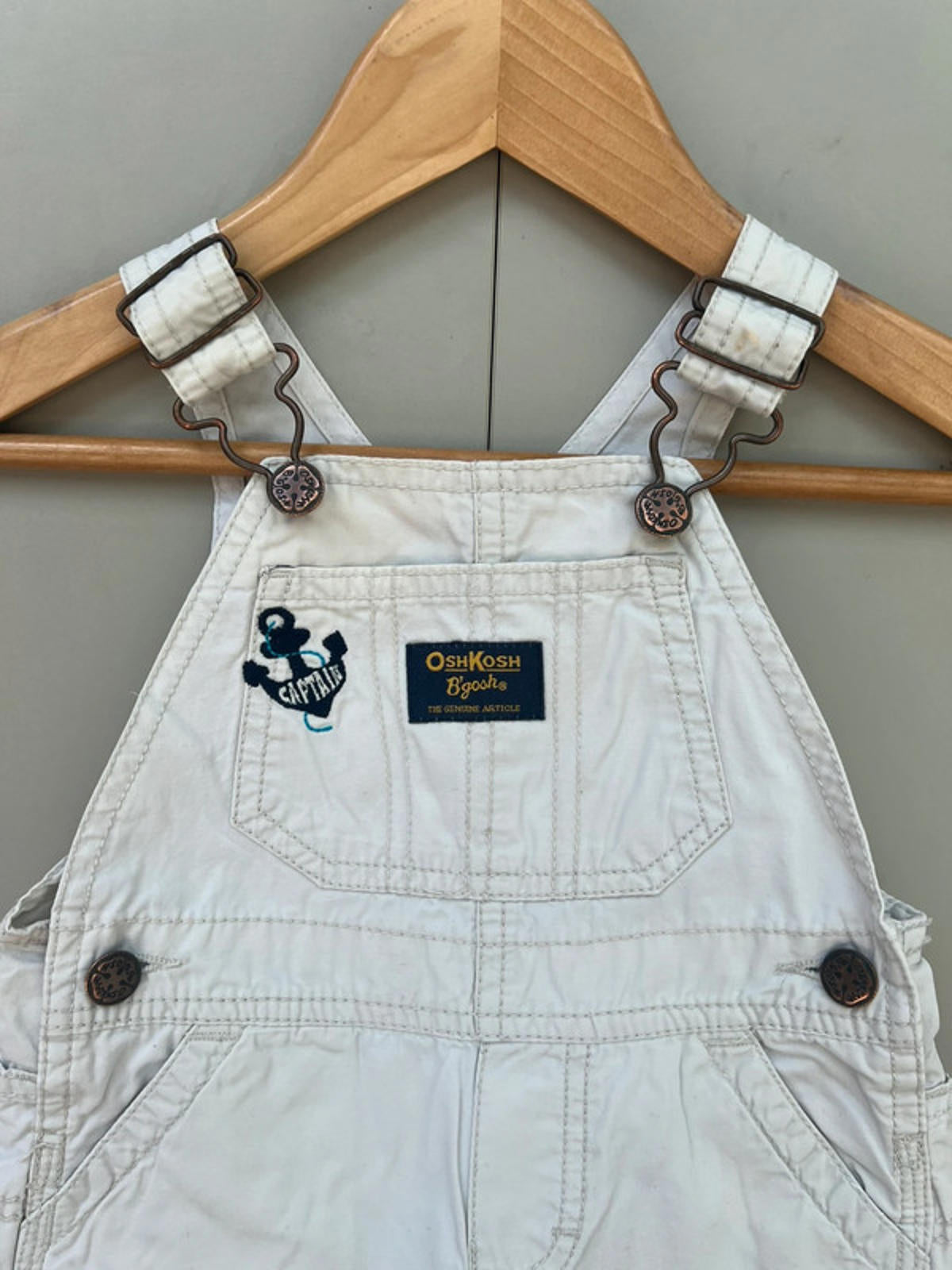 Oshkosh Cotton Shortall Dungarees  9M