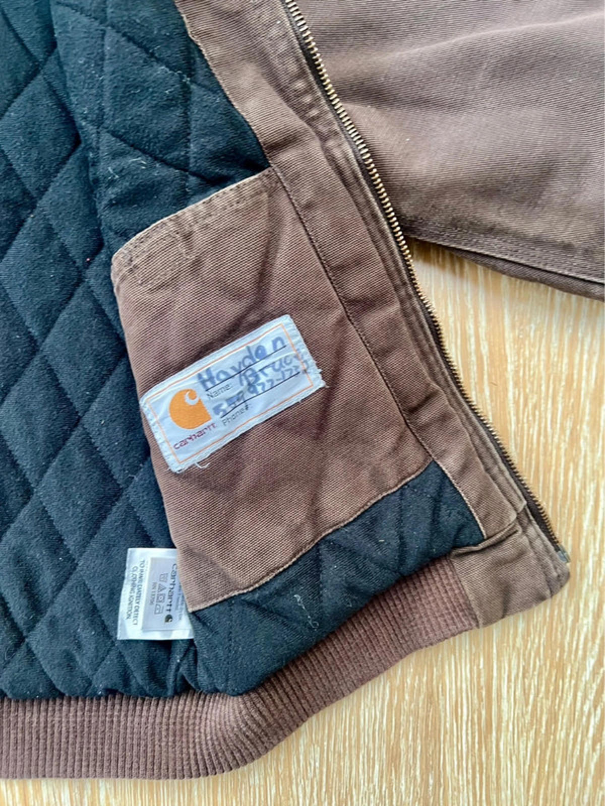 Carhartt Brown Insulated Carhattt Jacket S (7-8)