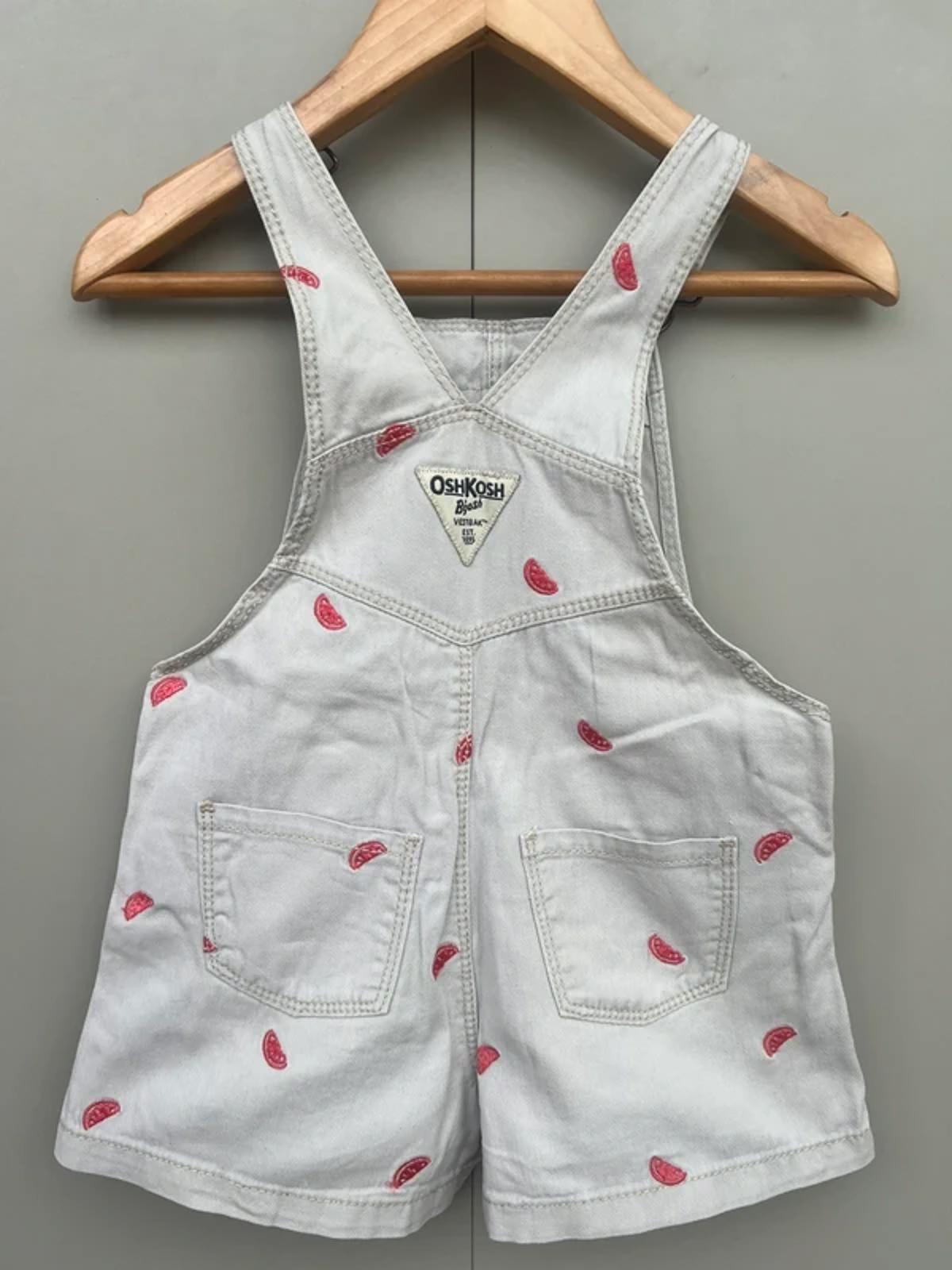 Oshkosh Fruit Shortall Dungarees 2T
