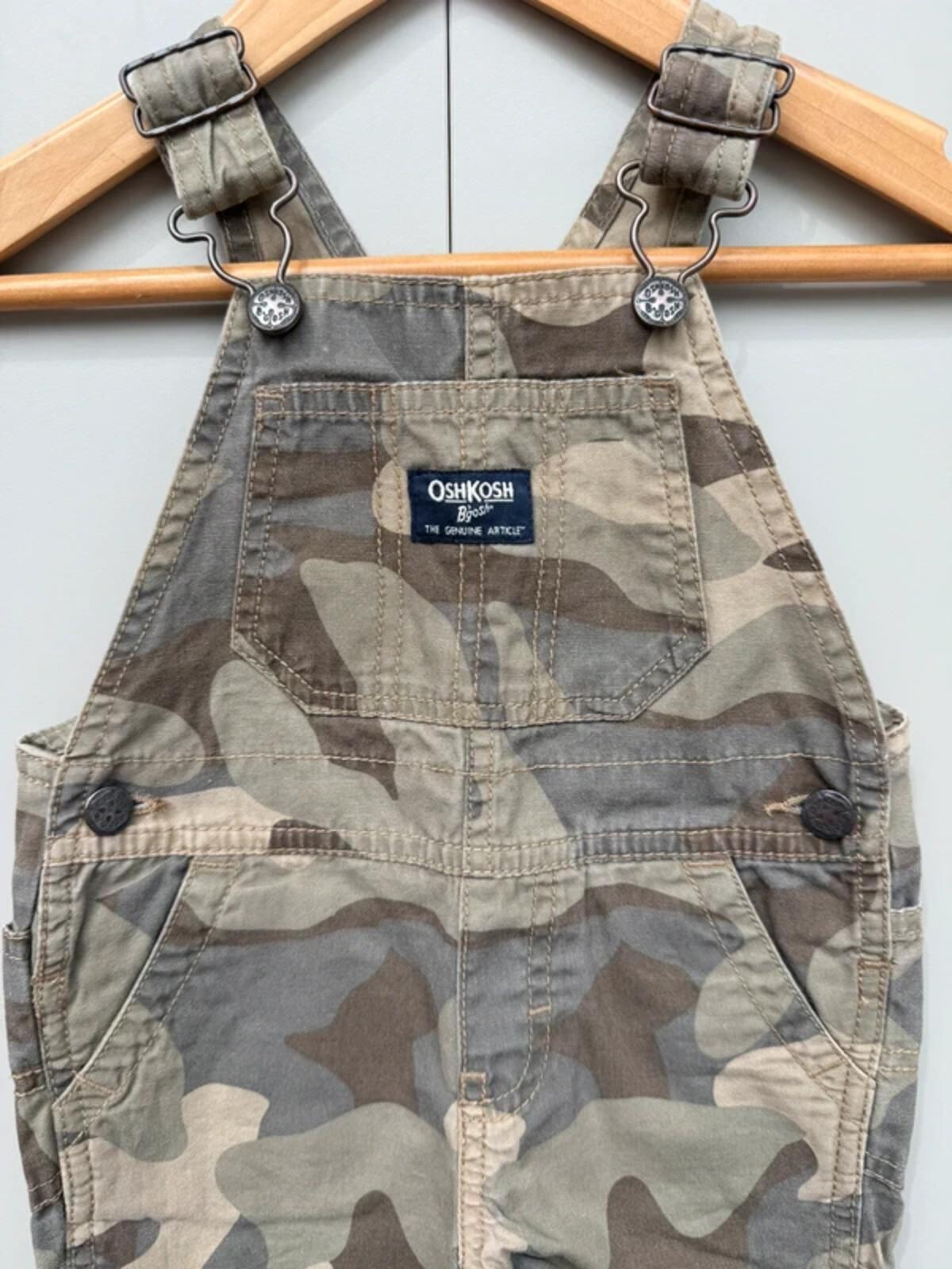 Oshkosh Shortall Camouflage Dungarees 12M