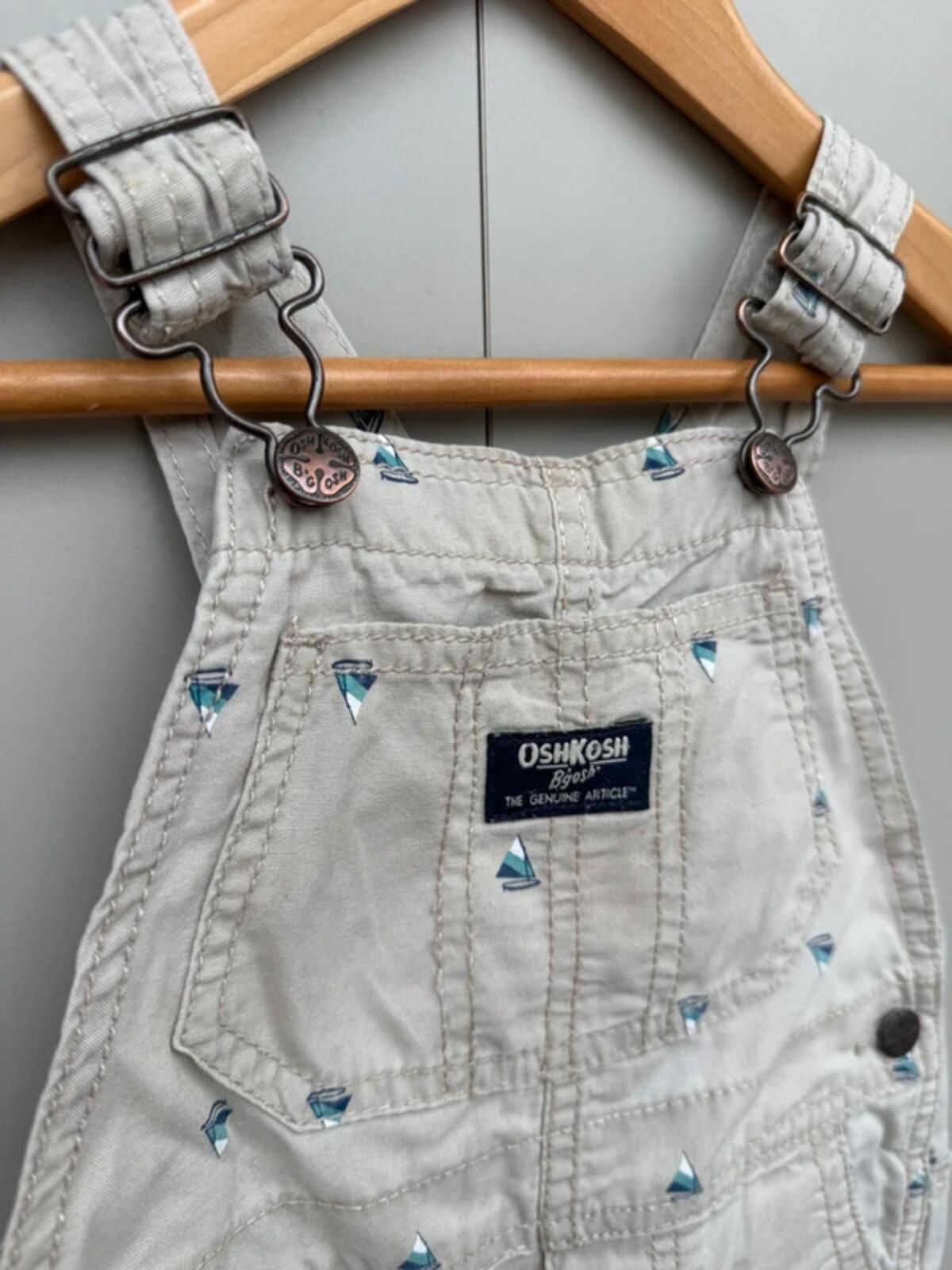Oshkosh Boat Shortall Dungarees 24M