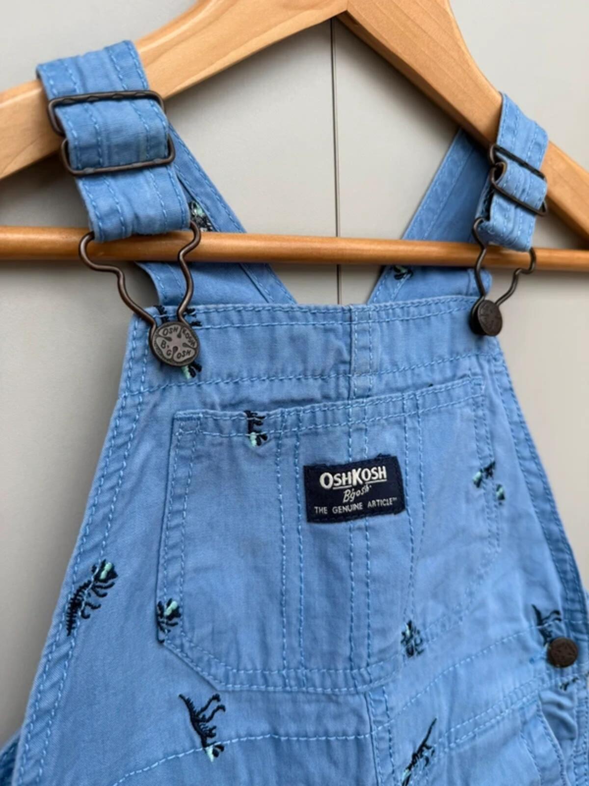 Oshkosh Dinosaur Shortall Dungarees 24M
