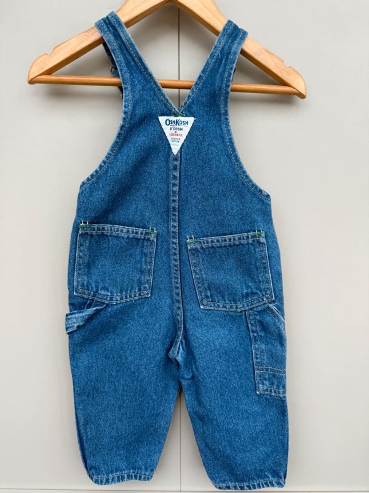 Oshkosh Vintage Denim Dungarees 12M