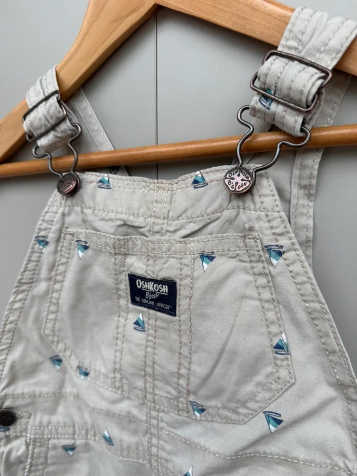 Oshkosh Boat Shortall Dungarees 24M