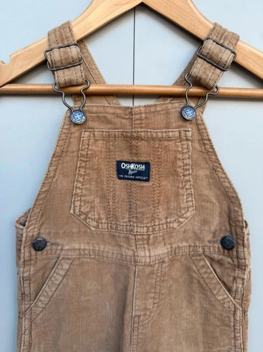 Oshkosh Brown Corduroy Dungarees 18M