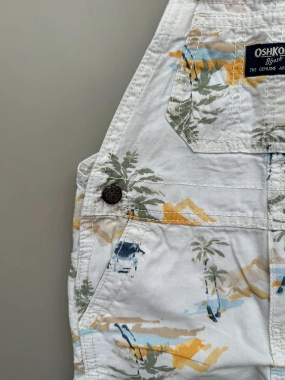 Oshkosh Beach Shortall Dungarees 18M