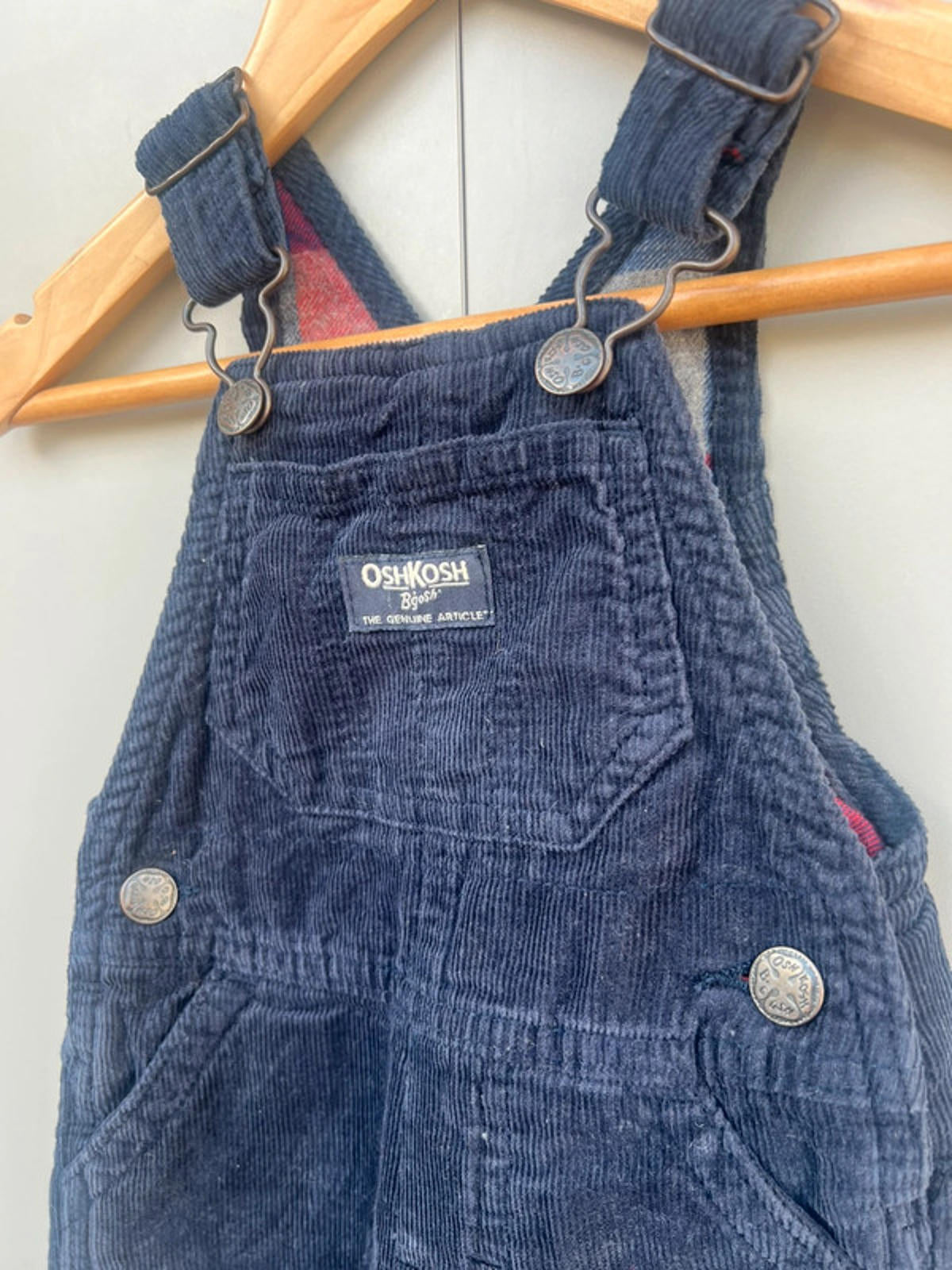 Oshkosh Navy Corduroy Dungarees 9M