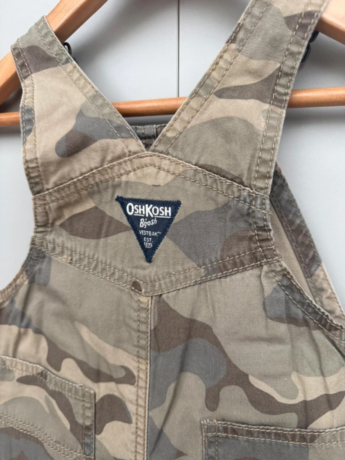 Oshkosh Camouflage Shortall Dungarees 12M