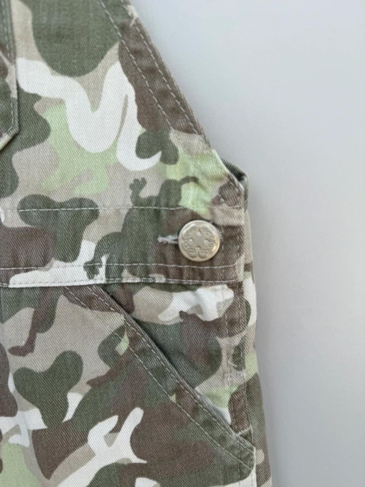 Oshkosh Vintage Camouflage Shortall Dungarees 3T