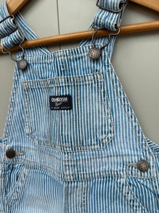 Oshkosh Hickory Shortall Dungarees 18M