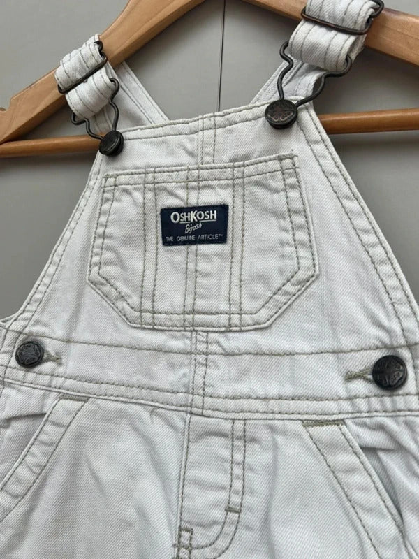 Oshkosh Off-White Dungarees 6M