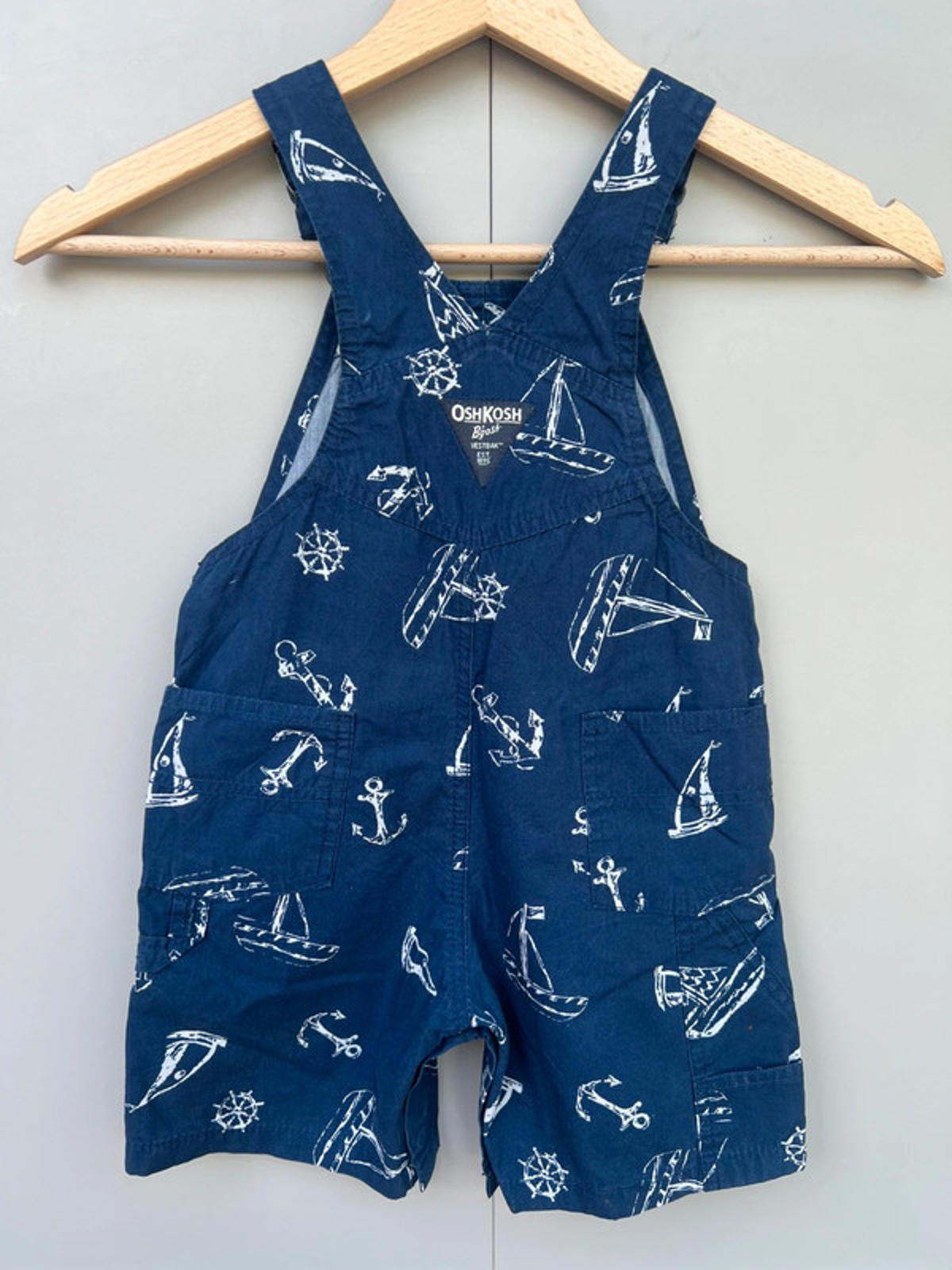 Oshkosh Anchor Shortall Dungarees 24M