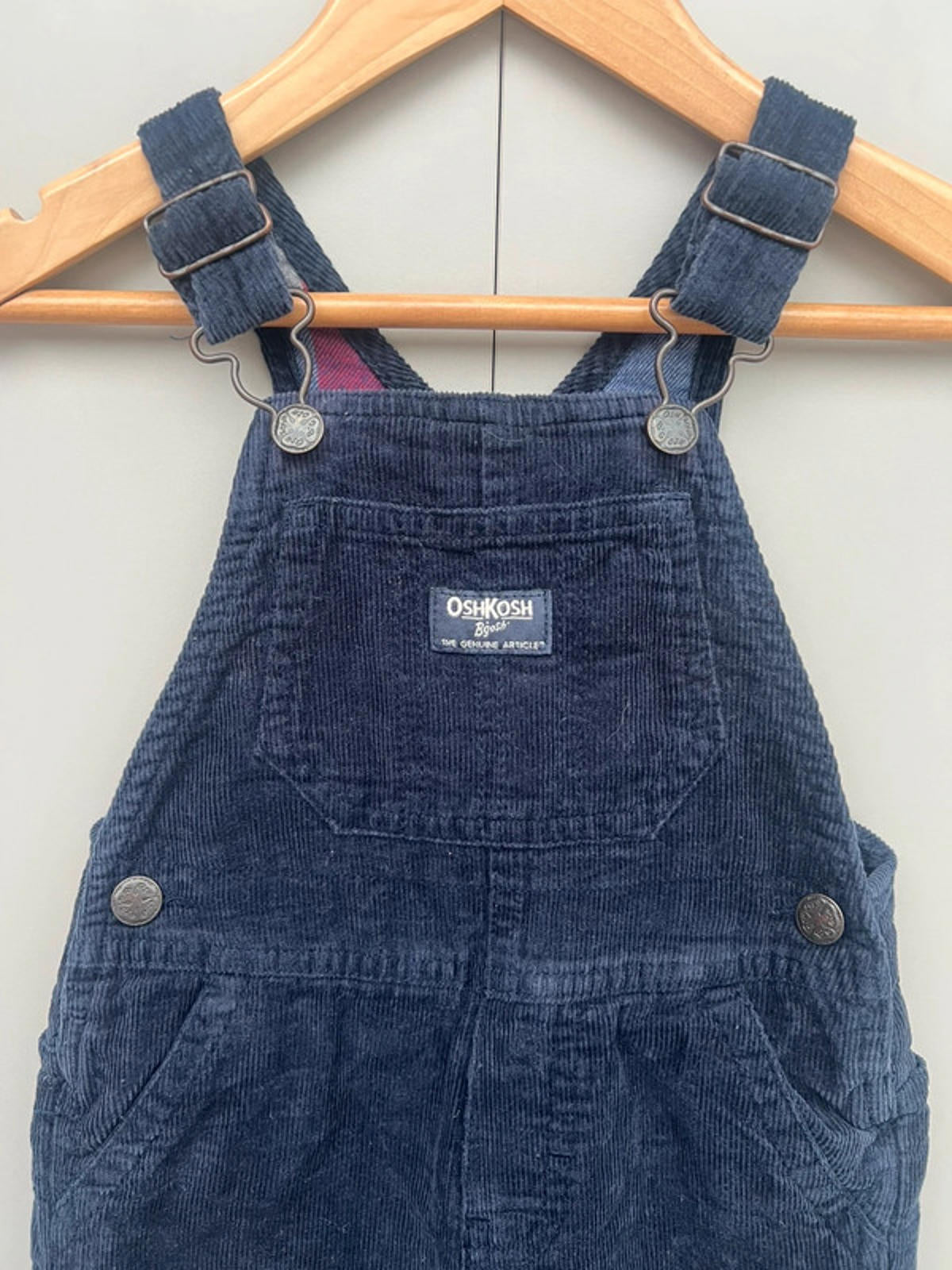 Oshkosh Navy Corduroy Dungarees 24M