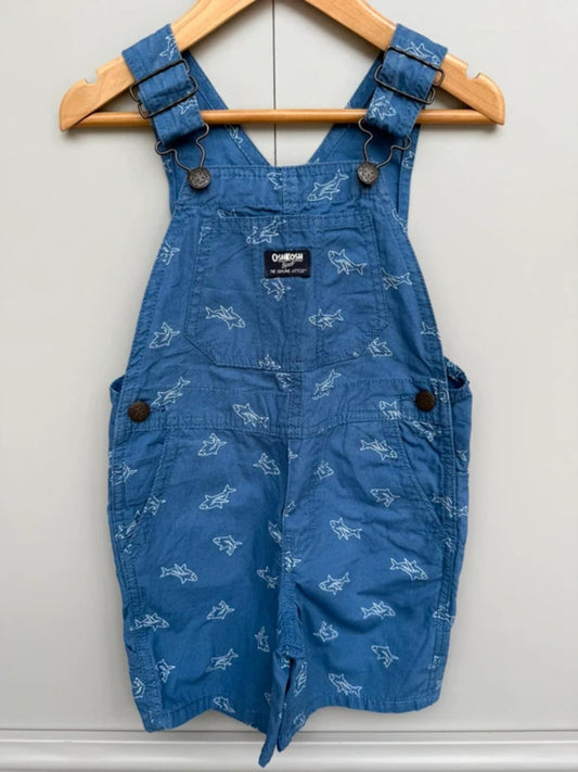 Oshkosh Shark Shortall Dungarees 3T