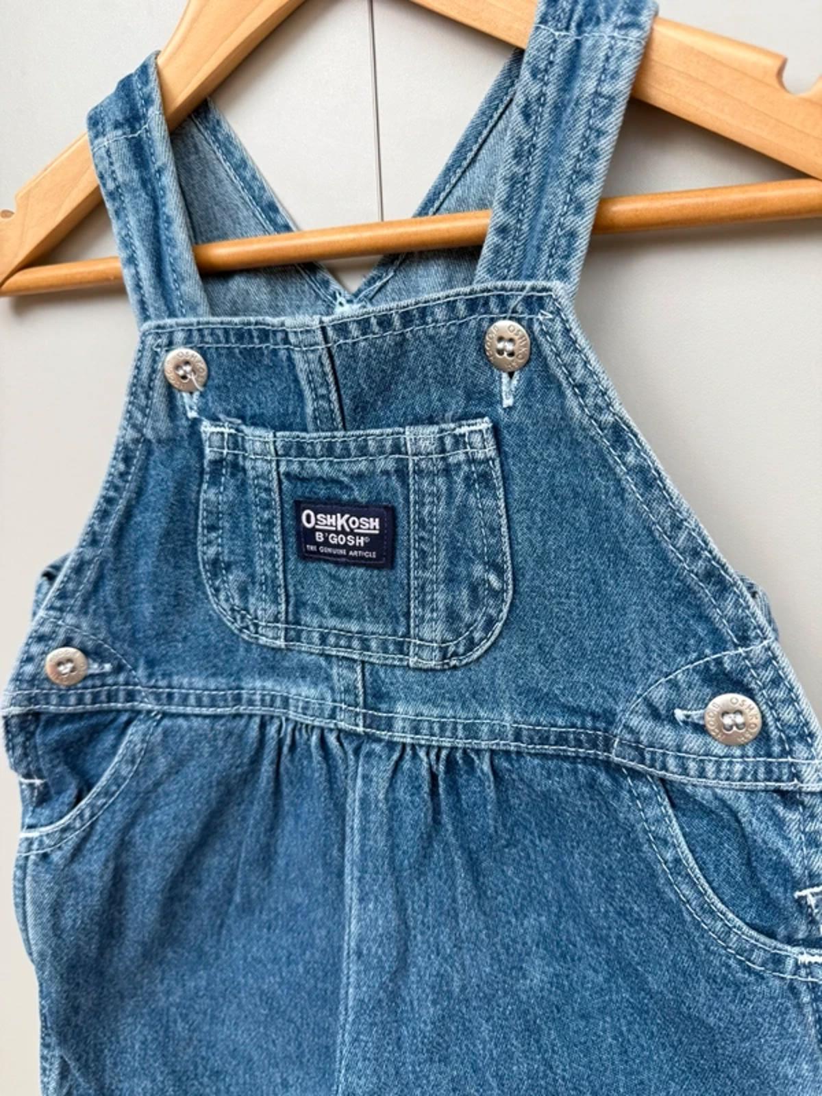 Oshkosh Vintage Denim Dungarees 6/9M