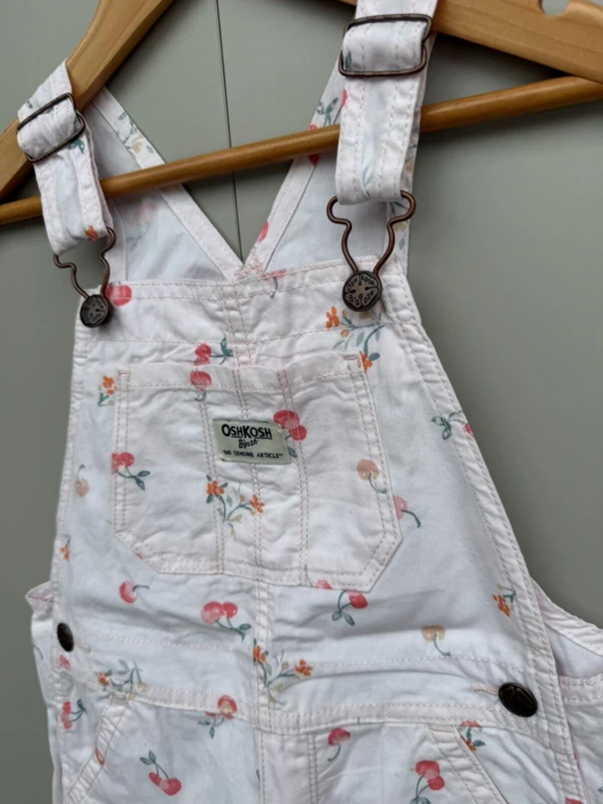 Oshkosh Cherry Shortall Dungarees 5T