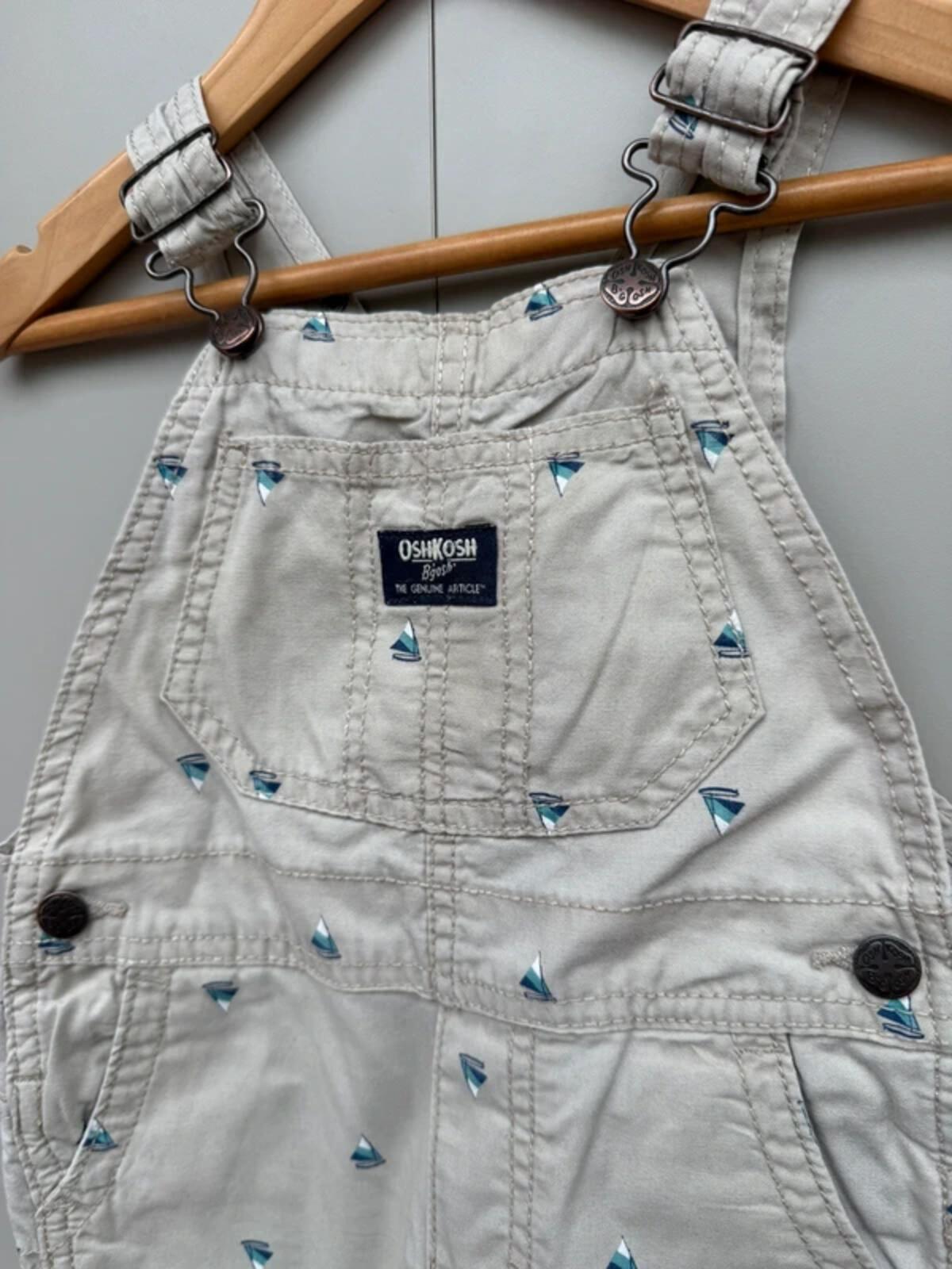 Oshkosh Boat Shortall Dungarees 24M