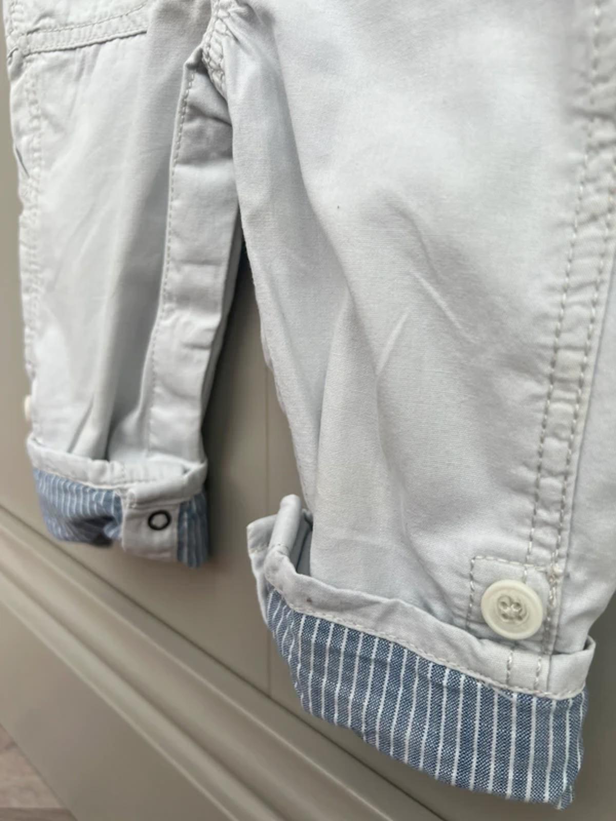 Oshkosh Stone Cargo Dungarees 12M