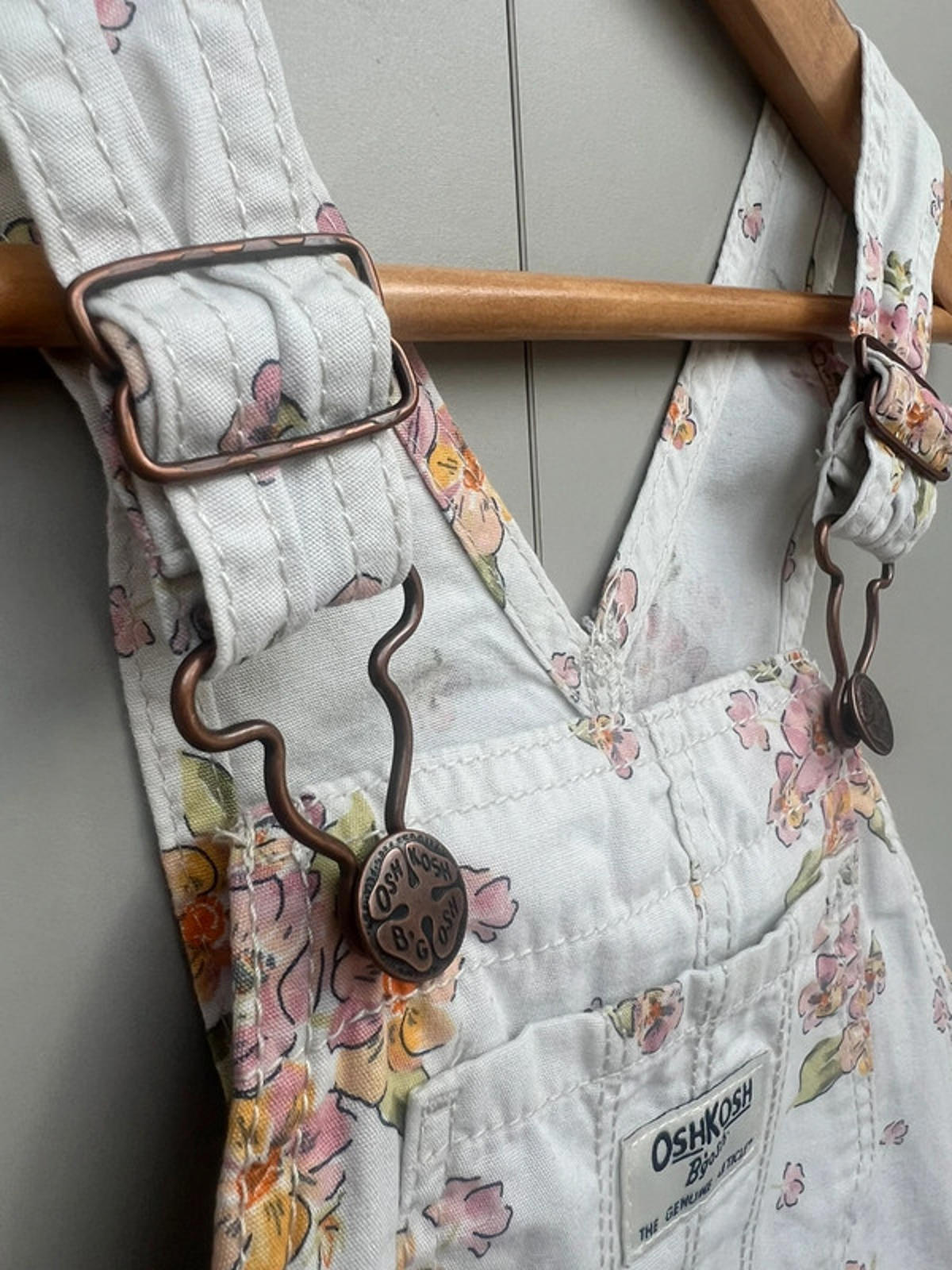 Oshkosh Floral Shortalls 4T