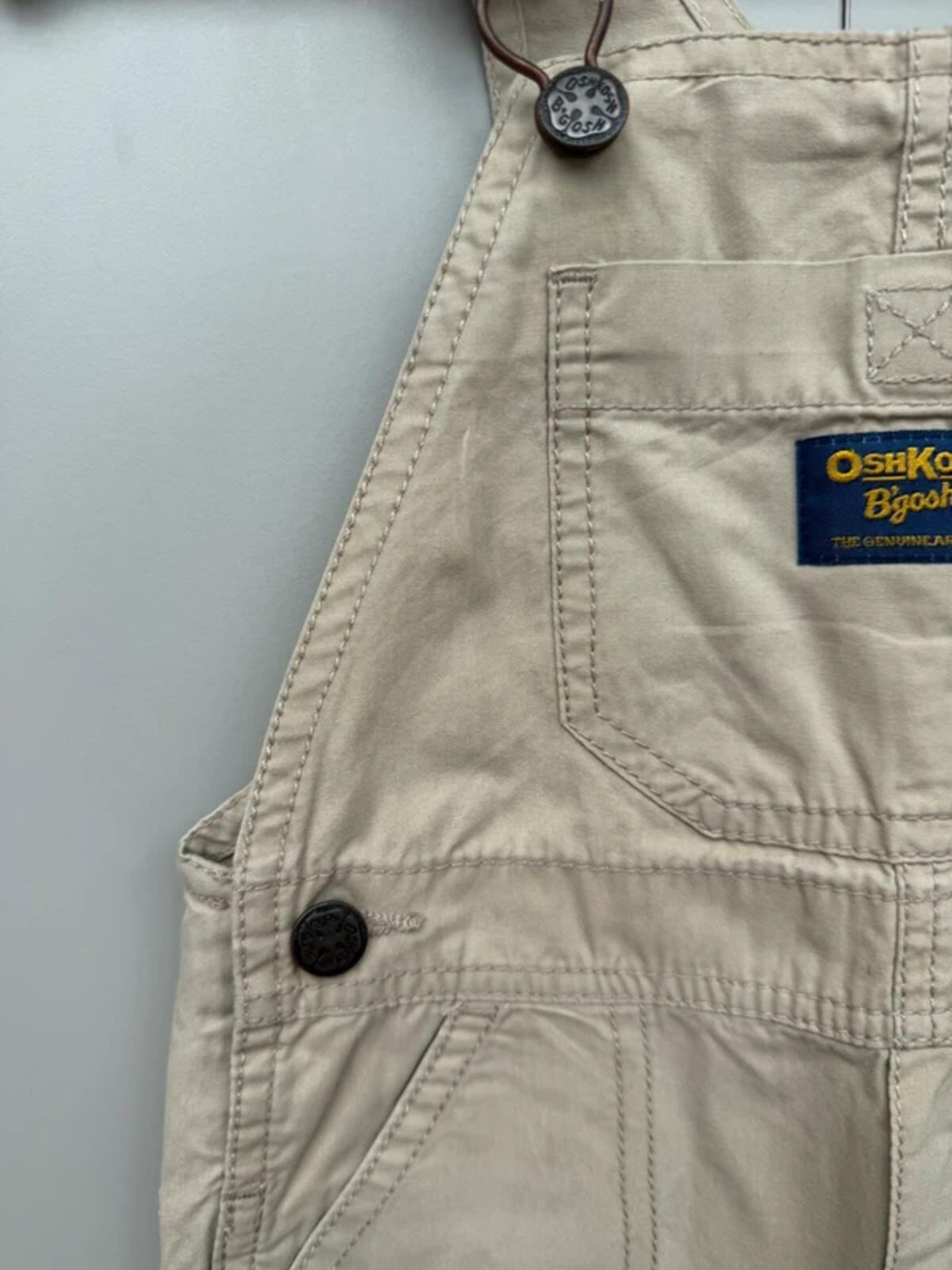 Oshkosh Cargo Sand Shortall Dungarees 24M