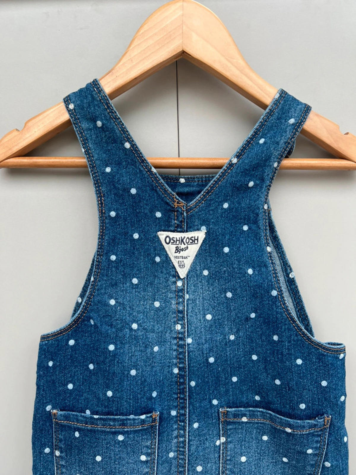 Oshkosh Polka Dot Dungarees 18M