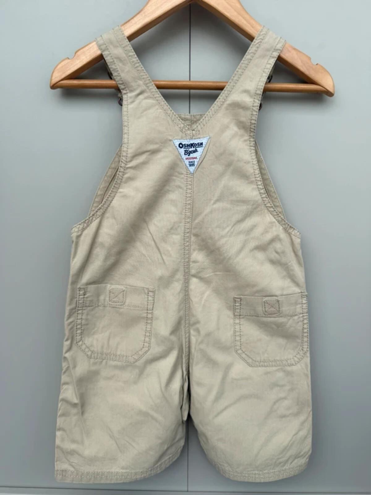 Oshkosh Cargo Sand Shortall Dungarees 24M
