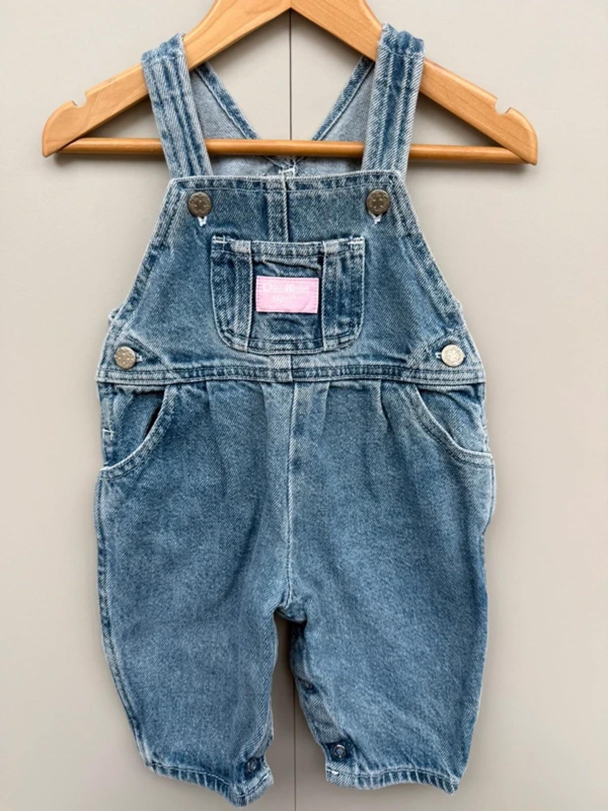 Oshkosh Vintage Denim Dungarees 6/9M