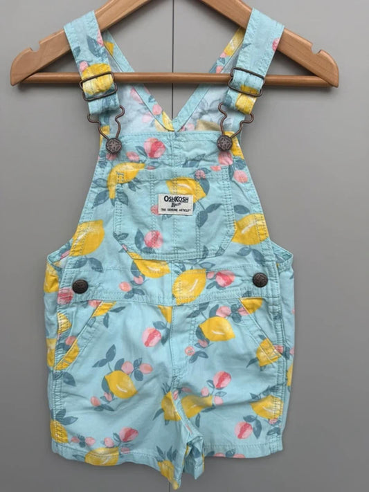 Oshkosh Lemon Shortall Dungarees 2T