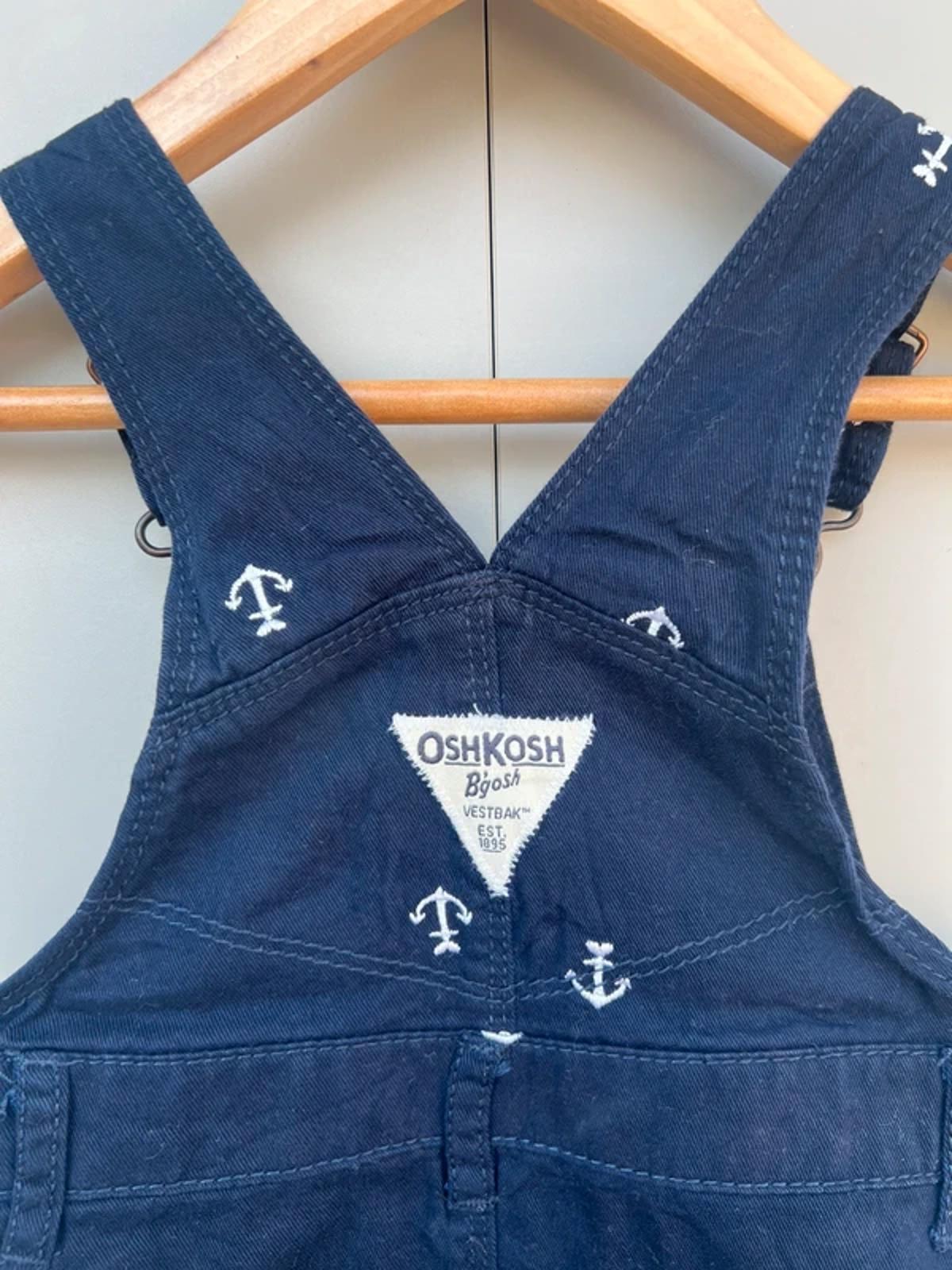 Oshkosh Anchor Navy Dungaree Dress 2T