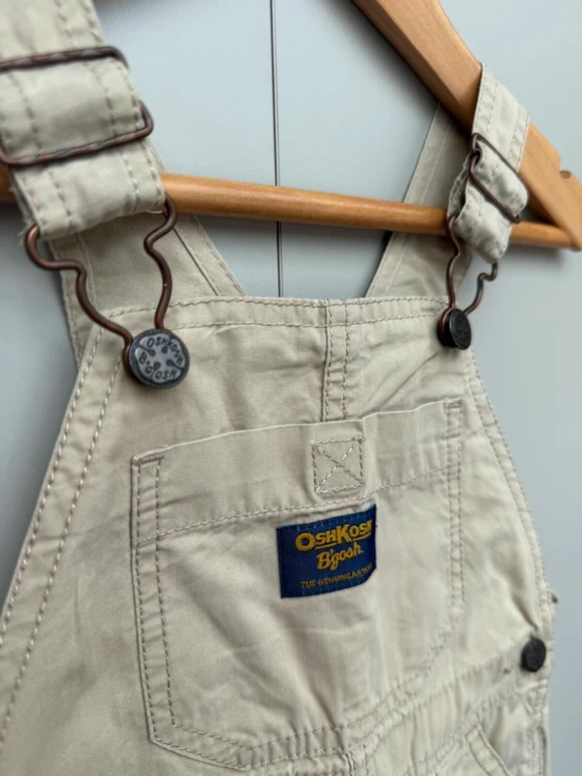 Oshkosh Cargo Sand Shortall Dungarees 24M