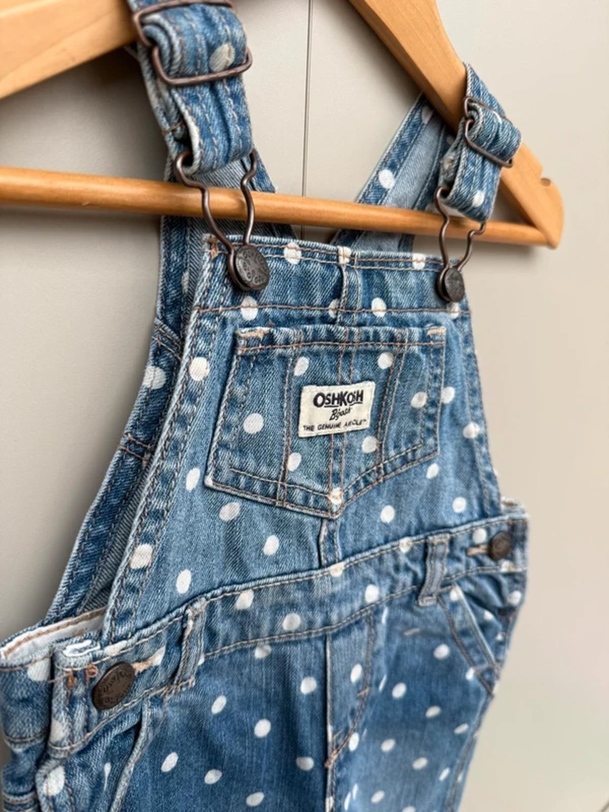 Oshkosh Polka Dot Dungarees 12M