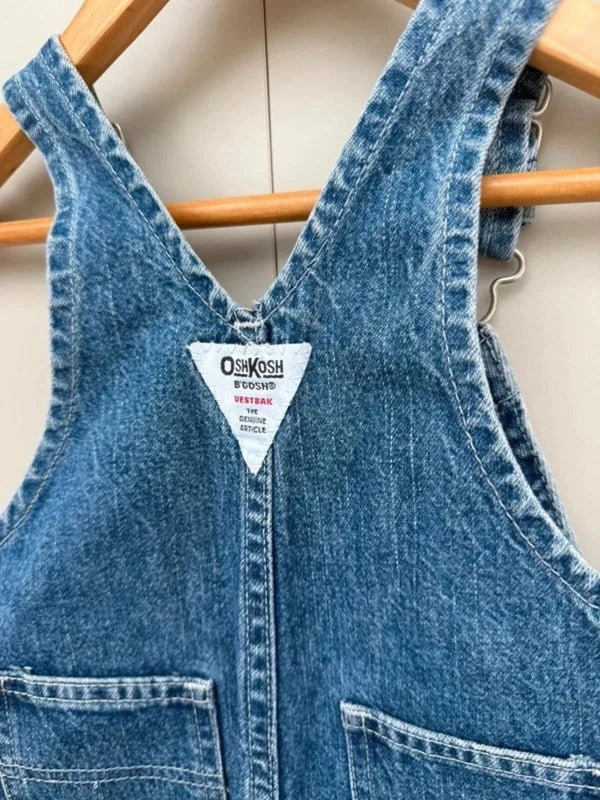 Oshkosh Vintage Denim Shortall Dungarees 12M
