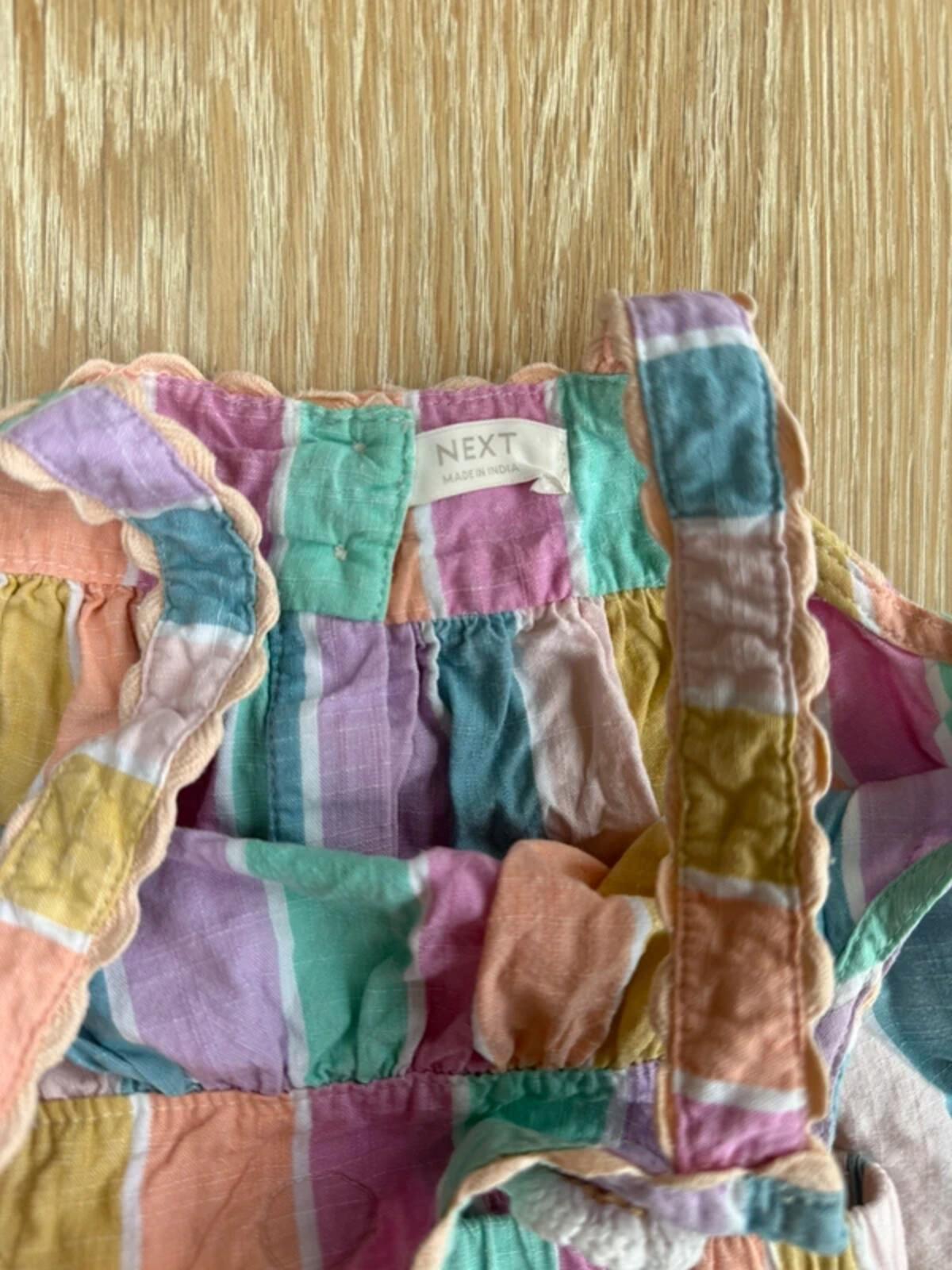 Next Striped Floral Crochet Set 2-3Y