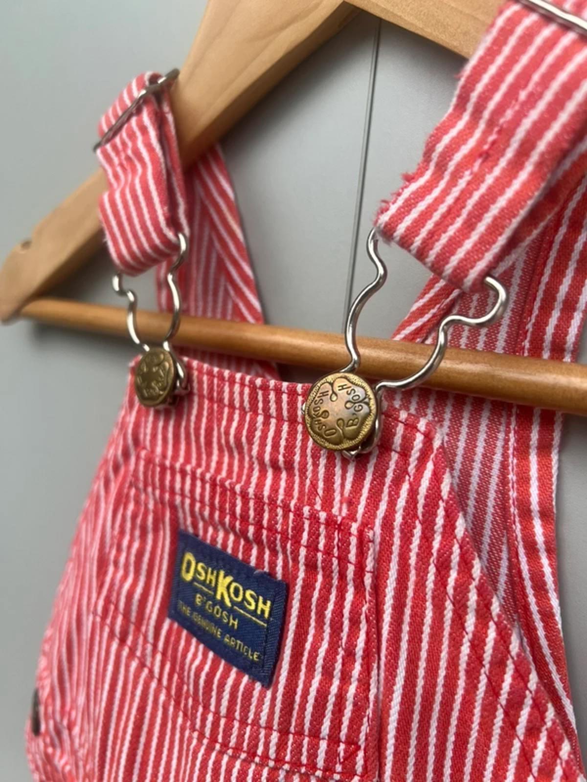 Oshkosh Vintage Red Hickory Dungarees 12M