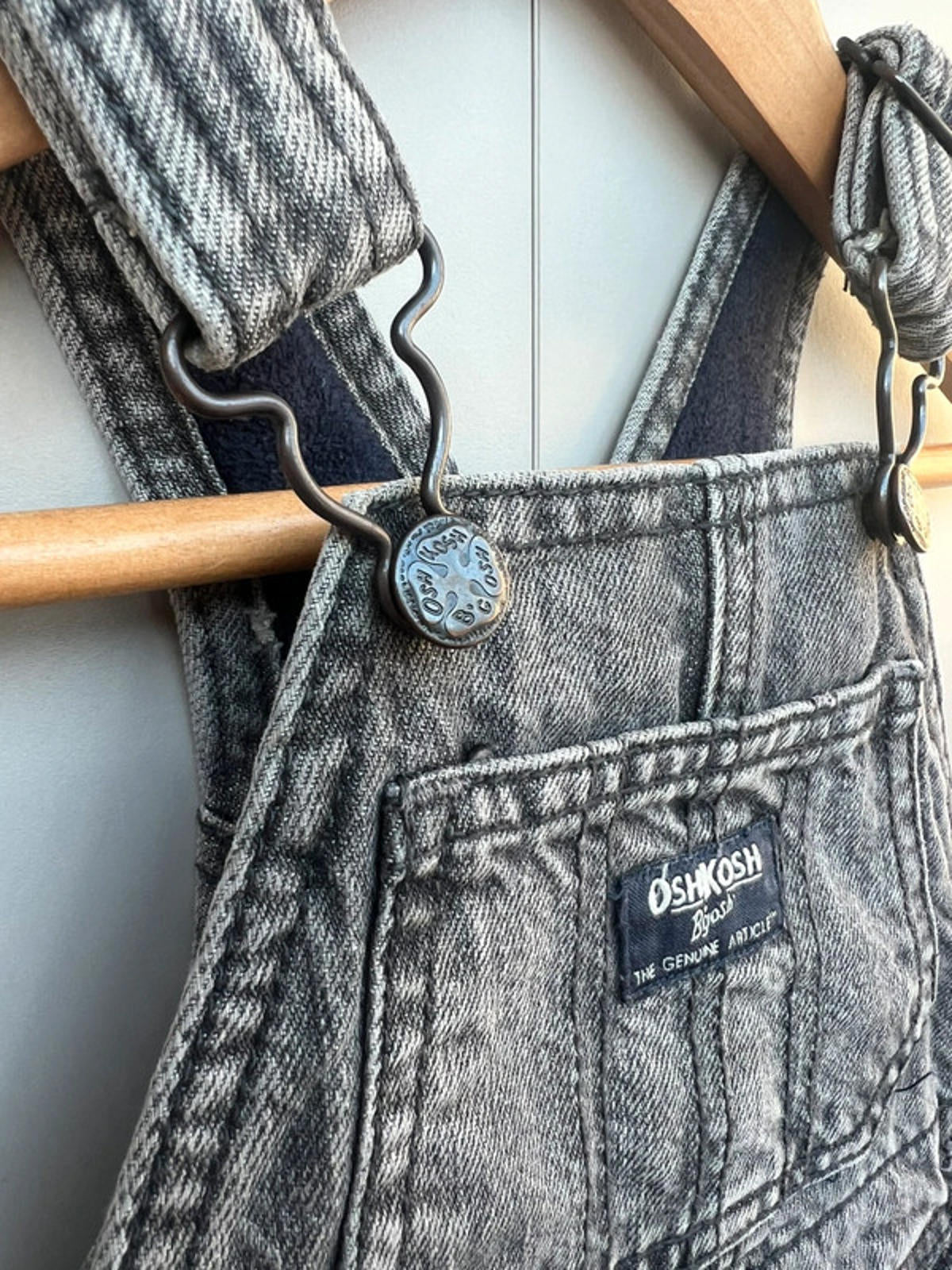 Oshkosh Charcoal Dungarees 9M