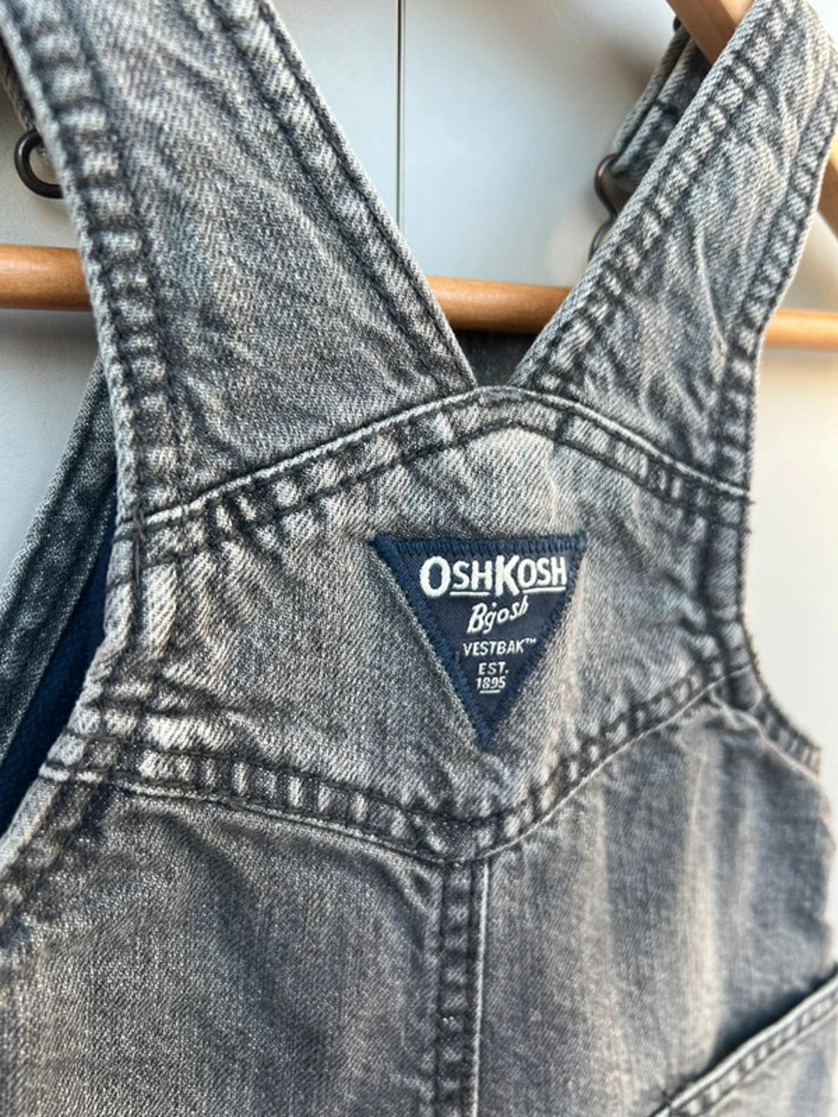 Oshkosh Charcoal Dungarees 9M