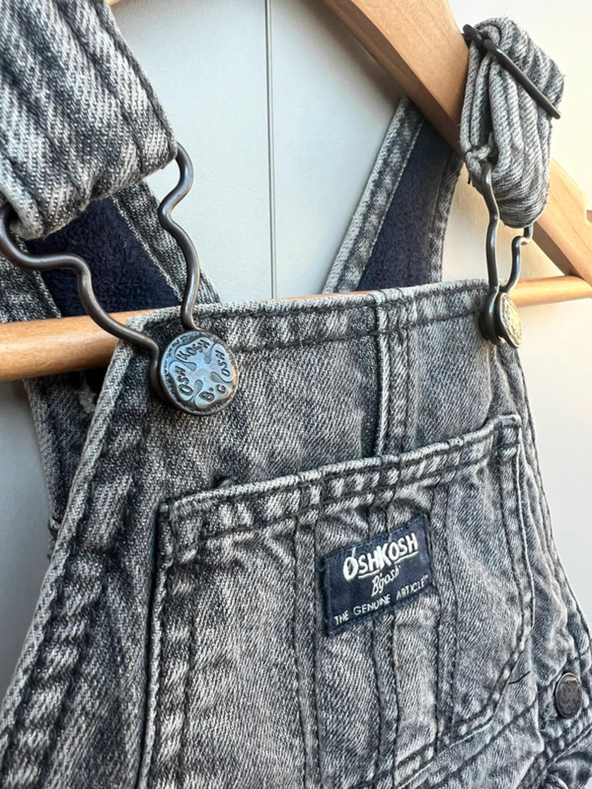 Oshkosh Charcoal Dungarees 9M