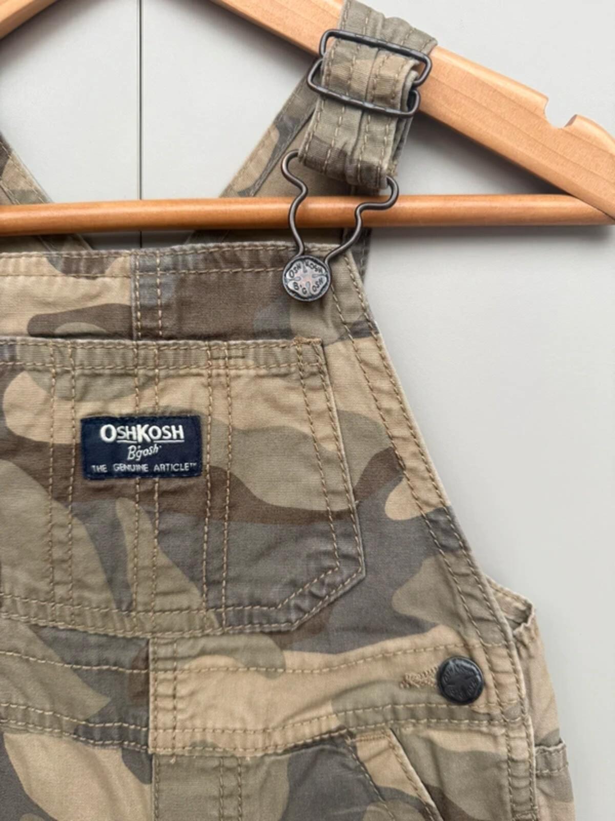 Oshkosh Camouflage Shortall Dungarees 12M