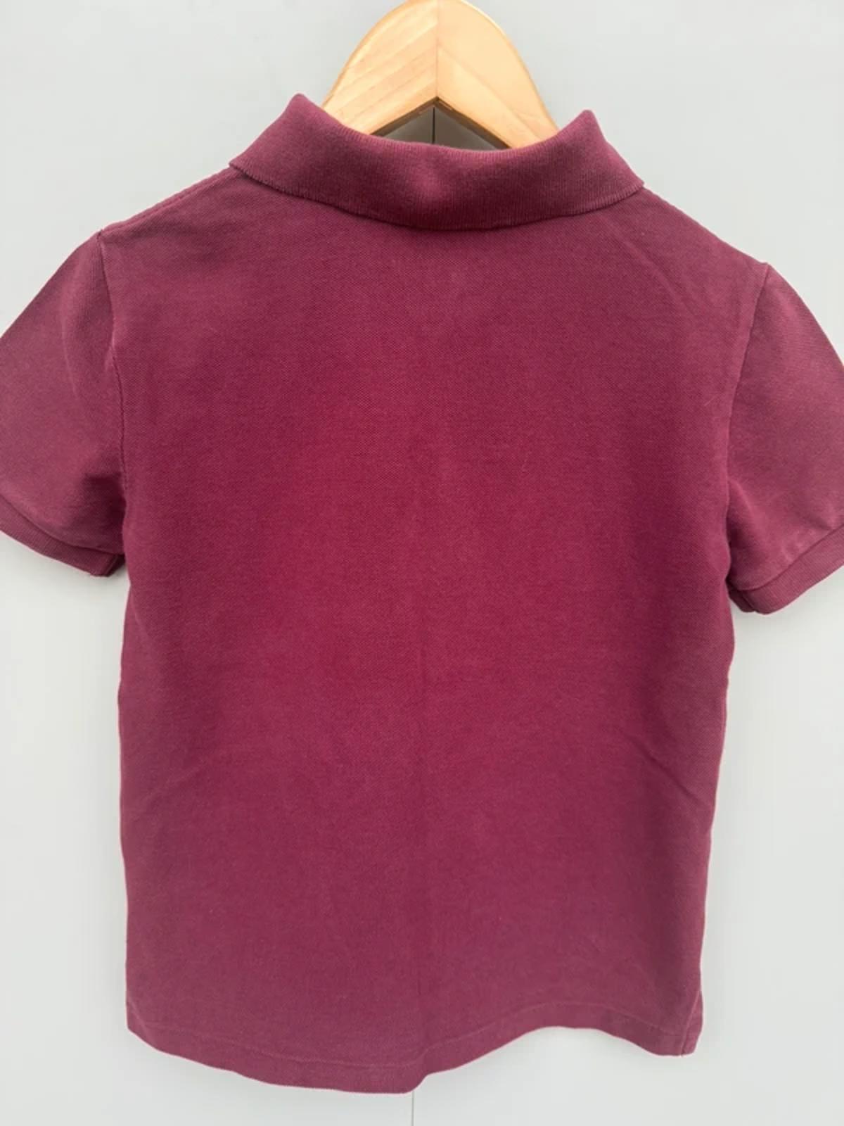 Ralph Lauren Burgundy Polo Shirt 7 Years