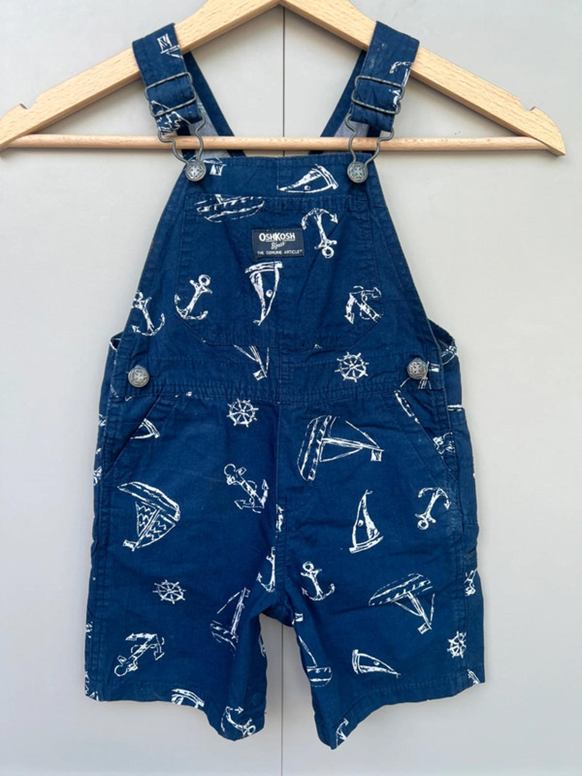 Oshkosh Anchor Shortall Dungarees 24M