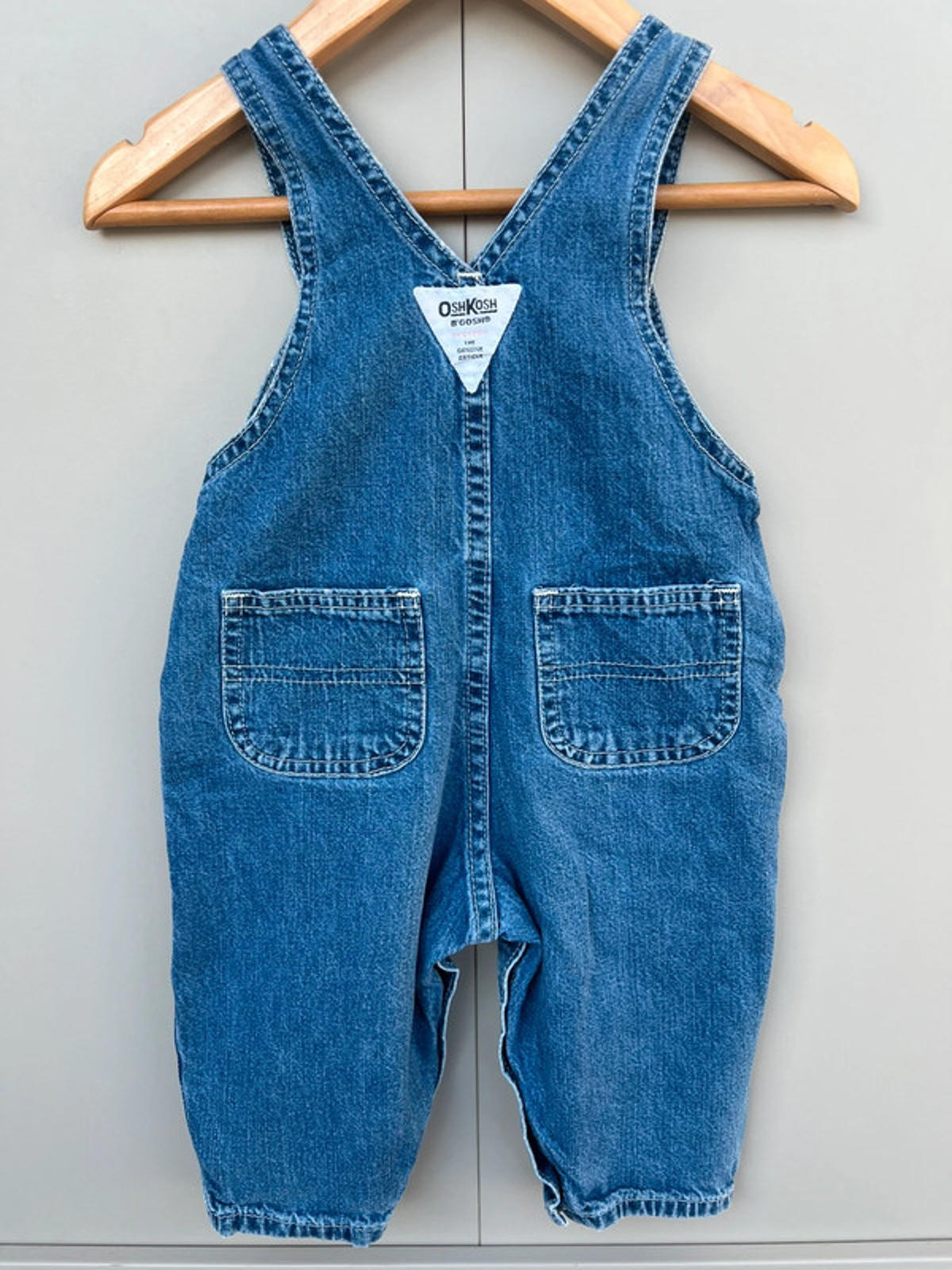 Oshkosh Vintage Denim Dungarees 12M