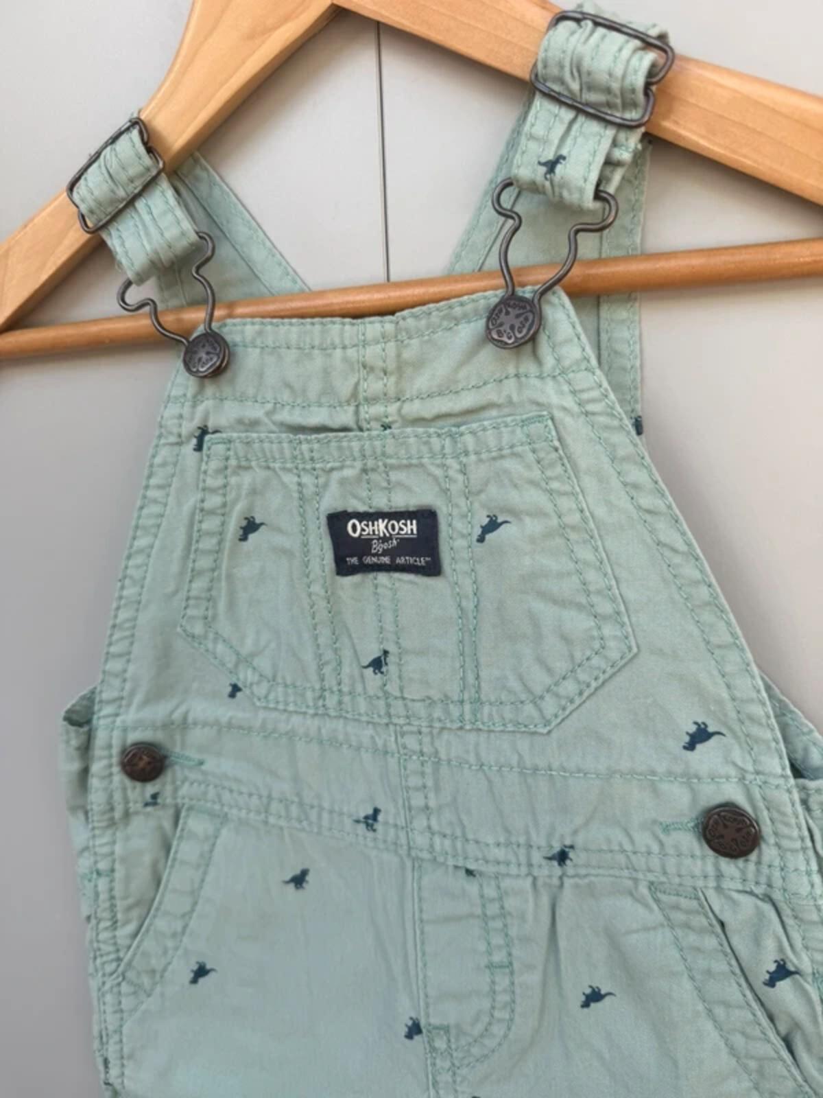 Oshkosh Dino Shortall Dungarees 9M